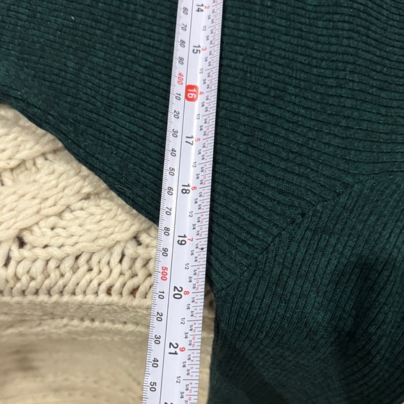 No Boundaries Evergreen Ribbed Sweater (Juniors 2xl- fits women’s L/XL - Picture 4 of 5